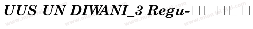 UUS UN DIWANI_3 Regu字体转换